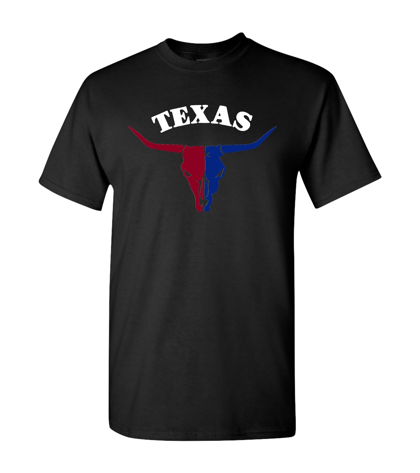 Texas State Longhorn, Bull Skull,  T Shirts