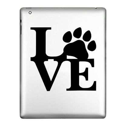 Love Paw Dog, Sticker Decal