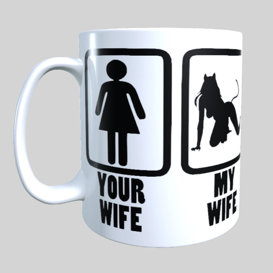 Your Wife My Wife Vixen Kitty Cat | 15 oz Mug