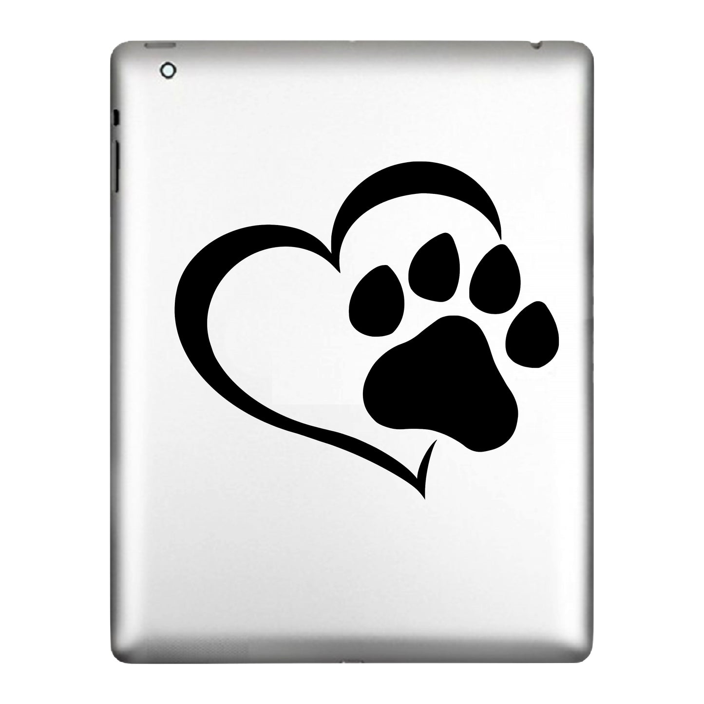 Paw Heart Dog, Sticker Decal