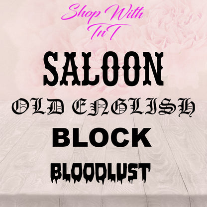 Custom Rocker Biker Scroll | Embroidered patch | Iron On or Sew On