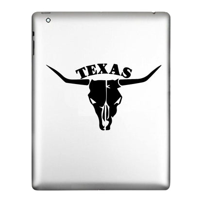 Texas State Longhorn, Bull Skull, Decal Sticker