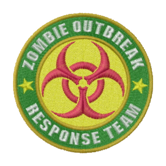Zombie Outbreak Embroidered Patch