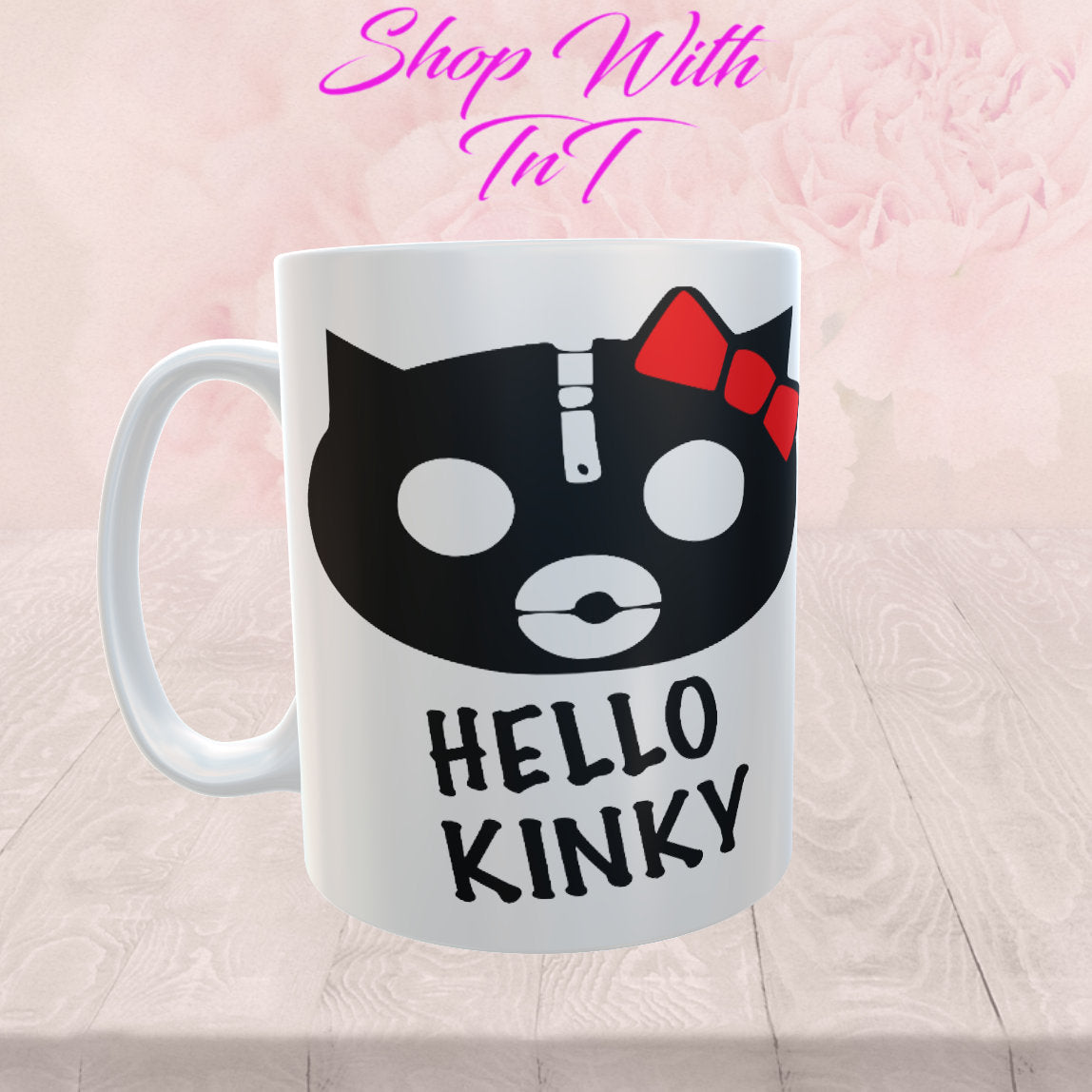 Hello Kinky, 15 oz Mug.