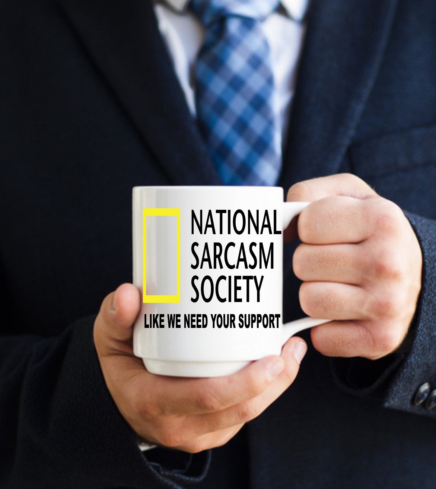 National Sarcasm Society, 15 oz  Mug